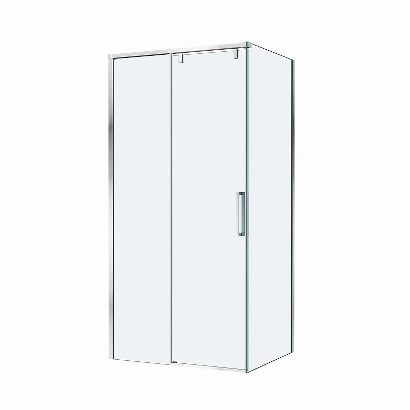 Душевой уголок BelBagno Soft Close-1 100x80 SOFT_CLOSE-1-AH-1-100/80-C-Cr профиль Хром стекло прозрачное