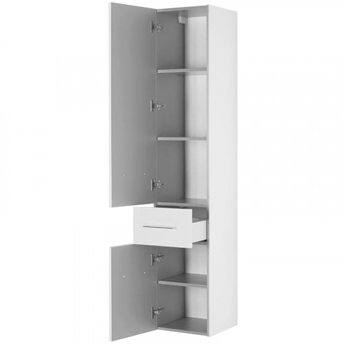 Шкаф пенал Aquanet Порто 35 L 201374 подвесной Белый МДФ / ЛДСП