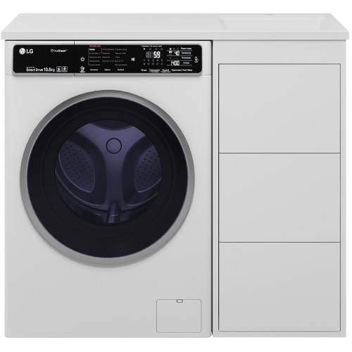 Тумба под раковину Brevita Grafit 100 GRA-01040-023Я Белая матовая МДФ / ЛДСП