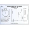 Раковина Gid Autonomo 50 Nb136 81105 цвет Белый