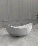 Ванна из искусственного камня Abber Stein 180x80 AS9633 без гидромассажа