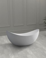 Ванна из искусственного камня Abber Stein 180x80 AS9633 без гидромассажа