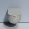 Унитаз с инсталляцией DIWO Ceramicanova Modena Rimless CN6063MH + DIWO 4501 с сиденьем Микролифт с клавишей смыва цвет Глянцевый белый