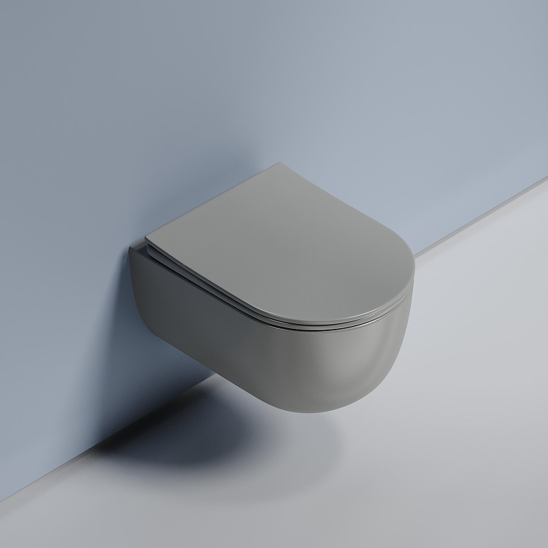 Унитаз с инсталляцией DIWO Ceramicanova Modena Rimless CN6063MH + DIWO 4501 с сиденьем Микролифт с клавишей смыва цвет Глянцевый белый