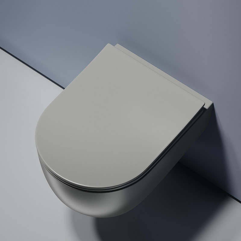 Унитаз с инсталляцией DIWO Ceramicanova Modena Rimless CN6063MH + DIWO 4501 с сиденьем Микролифт с клавишей смыва цвет Глянцевый белый