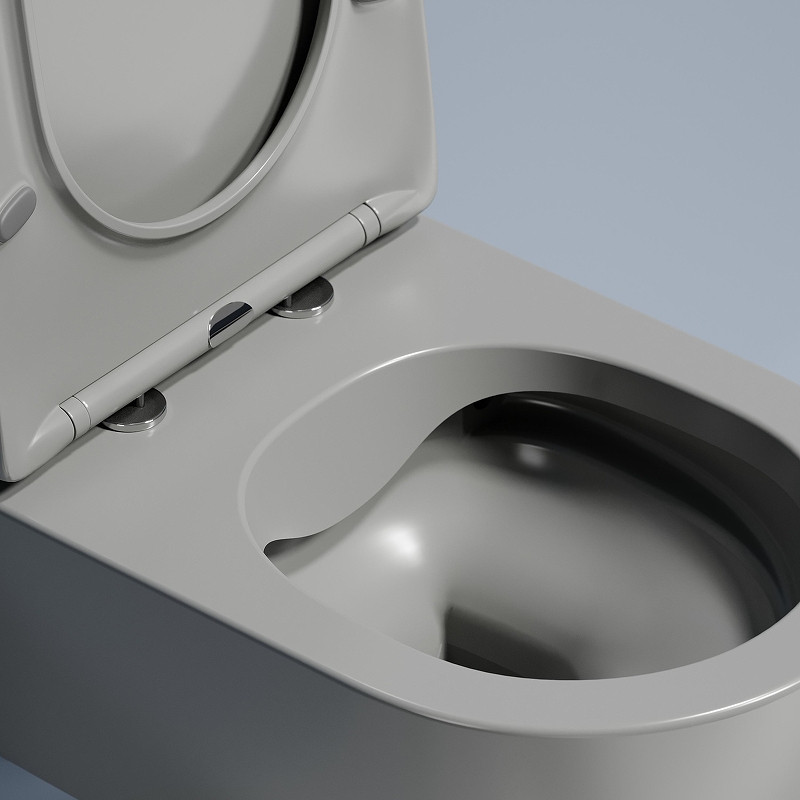 Унитаз с инсталляцией DIWO Ceramicanova Modena Rimless CN6063MH + DIWO 4501 с сиденьем Микролифт с клавишей смыва цвет Глянцевый белый