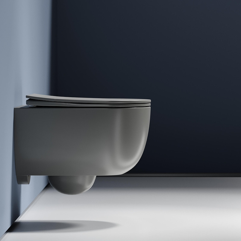 Унитаз с инсталляцией DIWO Ceramicanova Modena Rimless CN6063MH + DIWO 4501 с сиденьем Микролифт с клавишей смыва цвет Глянцевый белый