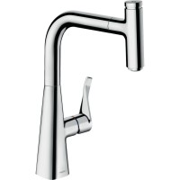 Смеситель для кухни Hansgrohe Metris Select M71 73802000 Хром латунь