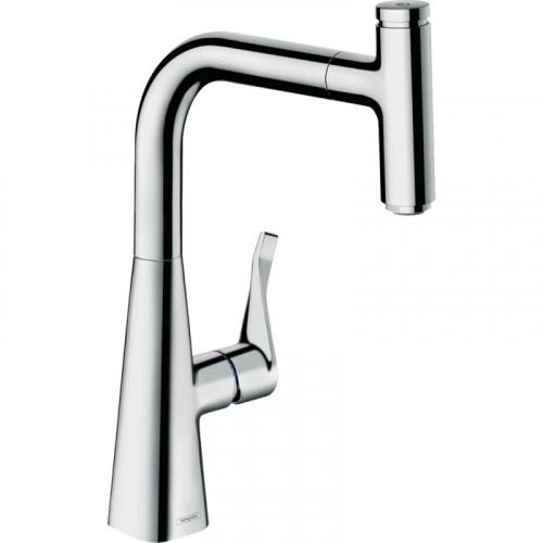 Смеситель для кухни Hansgrohe Metris Select M71 73802000 Хром латунь