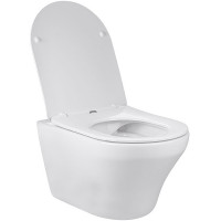 Унитаз Vincea Edge-M Rimless VT1-37 подвесной с сиденьем Микролифт фарфор подвесной