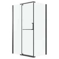 Душевой уголок Grossman Pragma 100x100 120.K33.03.1010.21.00 профиль Черный матовый стекло прозрачное