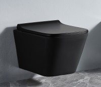 Комплект унитаза CeramaLux 5171MB с инсталляцией Grohe Rapid SL 38772001 с сиденьем Микролифт и клавишей смыва Хром фаянс подвесной