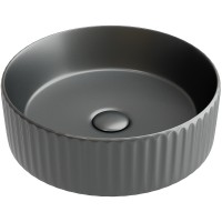 Раковина-чаша Ceramicanova Element 36 CN6057MDH Темный антрацит матовый фарфор накладная