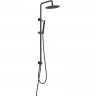 Душевая система Allen Brau Priority 5.31031-31 Черная матовая латунь на стену
