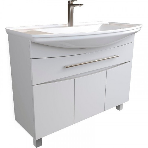 Тумба под раковину 1MarKa Lina New 105Н У94492 Белый глянец МДФ / ЛДСП