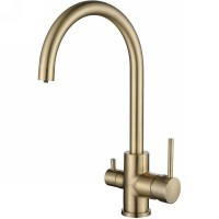 Смеситель для кухни Kaiser Merkur 26744-3 Бронза латунь