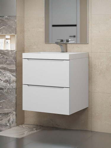 Тумба под раковину Uperwood Tanos New 50 2191020000 подвесная цвет Белый матовый