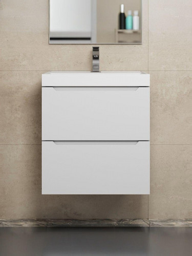 Тумба под раковину Uperwood Tanos New 50 2191020000 подвесная цвет Белый матовый