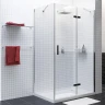 Душевой уголок WasserKRAFT Aller 120х80 R 10H06RBLACK профиль Хром стекло прозрачное