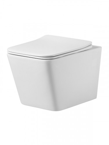 Комплект унитаза с инсталляцией Agger ATI10150+APB244 цвет Белый с сиденьем Микролифт и клавишей смыва цвет Черный матовый