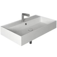 Раковина Simas Agile 81 AG81 bi*1 Белая фарфор подвесная, полувстраиваемая