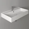 Раковина Simas Agile 81 AG81 bi*1 Белая фарфор подвесная, полувстраиваемая