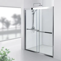 Душевая дверь Aquanet Delta NPD6122 120 00183215 профиль Хром стекло прозрачное