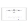 Акриловая ванна Whitecross Savia Duo 170x80 0103.170080.100.SOFT.GL с гидромассажем