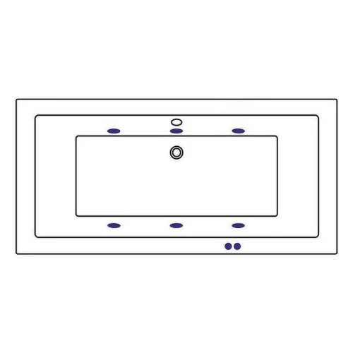 Акриловая ванна Whitecross Savia Duo 170x80 0103.170080.100.SOFT.GL с гидромассажем