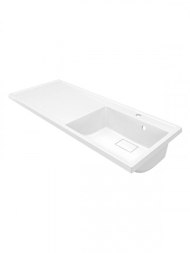 Раковина Uperwood Magenta 120 R 2490000009 с местом под стиральную машину цвет Белый глянцевый