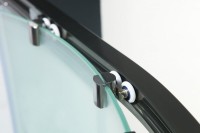 Душевая дверь Cezares Giubileo BF 120 профиль Золото стекло прозрачное с матовым принтом