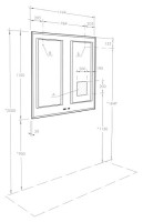 Зеркало Aquaton Сакура 120 1A249702SKW80 Белое стекло