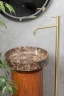 Раковина-чаша Boheme Corian 40 801-ED Emprador искусственный камень (литьевой мрамор) накладная