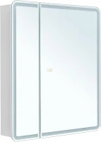 Зеркальный шкаф Aquanet Оптима 70 353798 с подсветкой цвет Белый