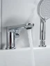 Смеситель на борт ванны Shevanik S4312 цвет Хром