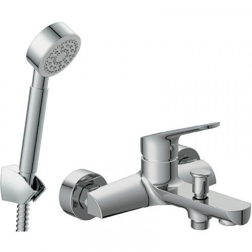 Смеситель для ванны Cersanit Flavis 64509 Хром латунь на стену