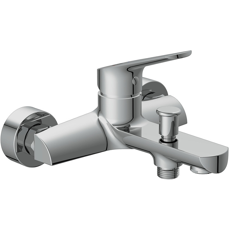 Смеситель для ванны Cersanit Flavis 64509 Хром латунь на стену