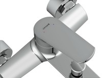Смеситель для ванны Cersanit Flavis 64509 Хром латунь на стену