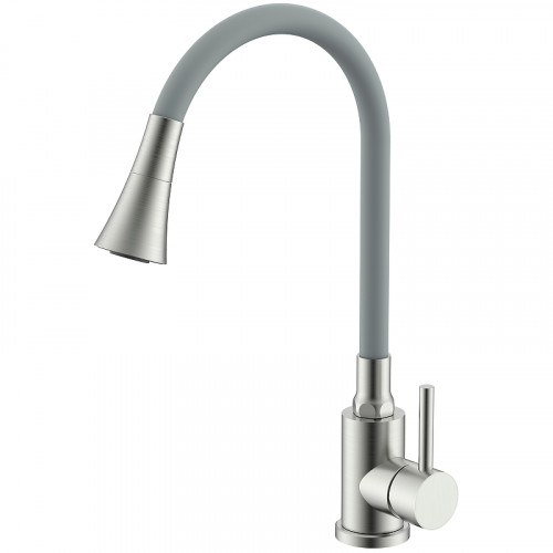 Смеситель для кухни Splenka S201.4307.05 Сатин Серый