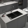 Кухонная мойка Reflexion Garda 70 RX2170BL цвет Оружейная сталь