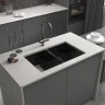 Кухонная мойка Reflexion Garda 70 RX2170BL цвет Оружейная сталь