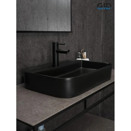 Раковина Gid Geometrico Bm9660 60 53376 цвет Черный матовый