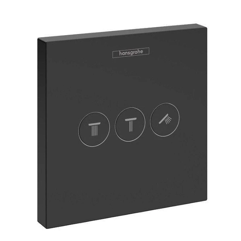 Переключатель потоков Hansgrohe ShowerSelect 15764670 цвет Черный матовый