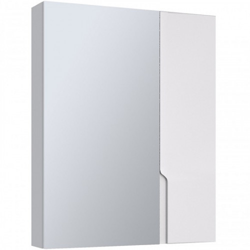 Зеркальный шкаф Runo Стокгольм 60 00-00001126 Белый МДФ / ЛДСП, стекло