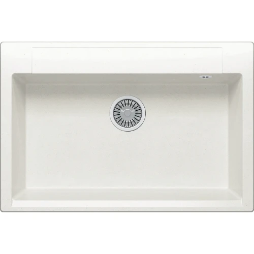 Кухонная мойка Polygran Argo-760 №36 473387 Белый хлопок искусственный камень (литьевой мрамор) встраиваемый