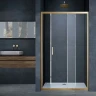 Душевая дверь Vincea Alpha 110 VDS-3AL110CLG профиль Брашированное золото стекло прозрачное