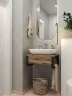Тумба под раковину 1MarKa Grunge Loft 60П Ц0000001579 подвесная Дуб намибия МДФ / ЛДСП