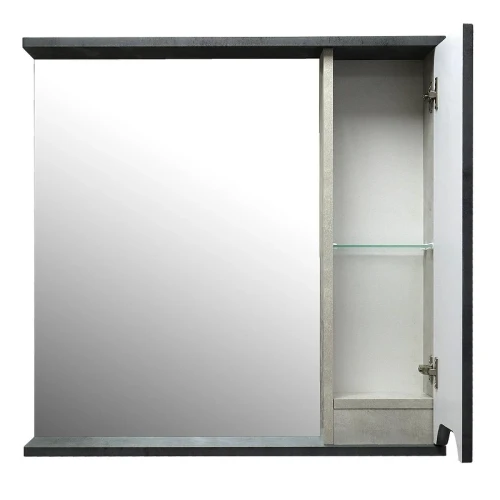 Зеркало со шкафом Loranto Florena 70 R CS00090037 цвет Темный бетон