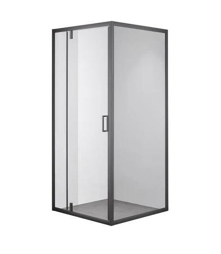 Душевой уголок Olive's Duero 90х90 DR-90CS-SH-GB профиль Черный матовый стекло прозрачное