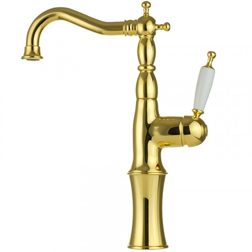 Смеситель для раковины Migliore Oxford 19174 Золото латунь